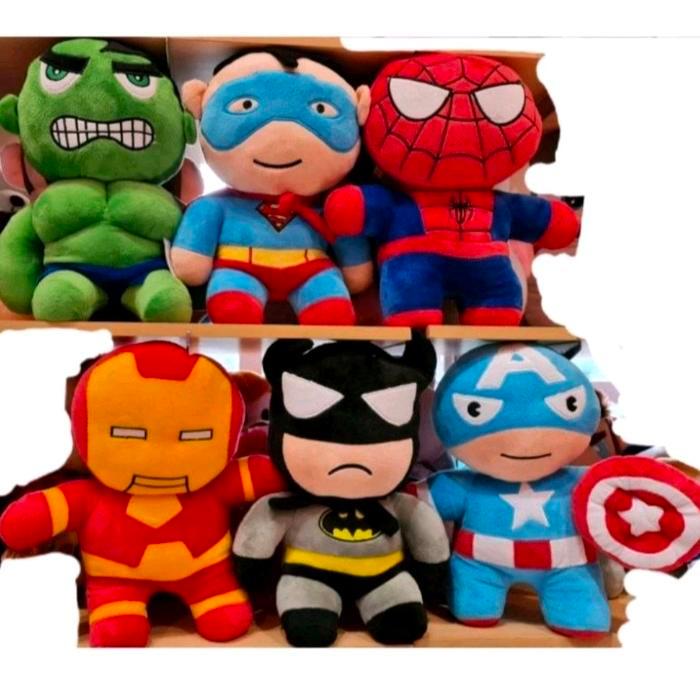 Miniso Toys - Boneka Superhero Avengers Batman Captain America Hulk Iron Man Spiderman Yelvo Set