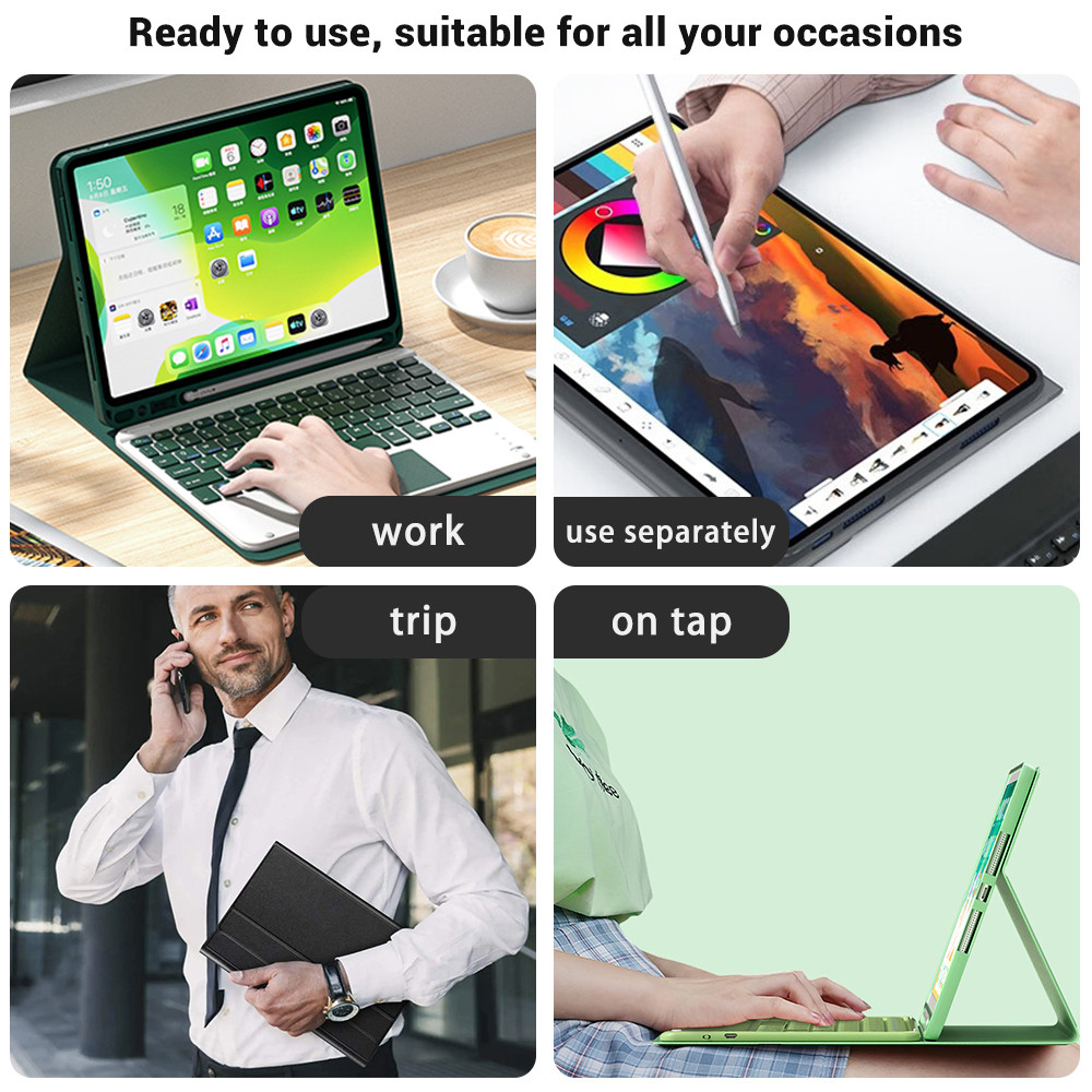 Samsung Tablet Cover Keyboard For Samsung Galaxy Tab A8 10.5 A7 S6 Lite Tablet Cover For Samsung Tab