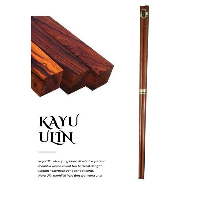 Sumpit Kayu Lancip Sumpit Kayu Korea Sumpit Makan Shabu