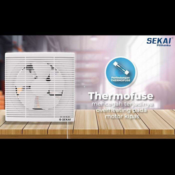Kipas Exhaust Fan Sekai Wef 890 Kipas Exhaust Fan Dinding 8 Inch