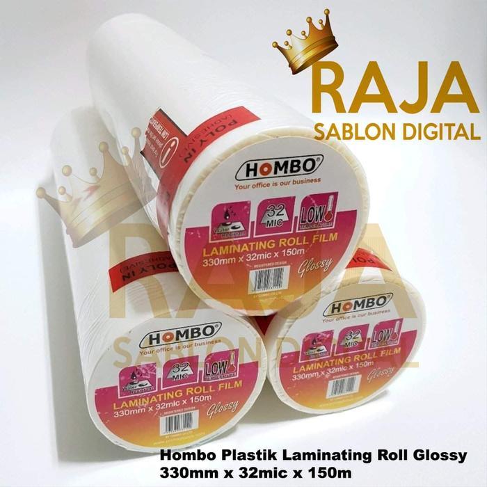 Plastik Laminasi Glossy Laminasi Roll hombo Glossy Untuk Laminasi sticker, Undangan , Kartu ucapan