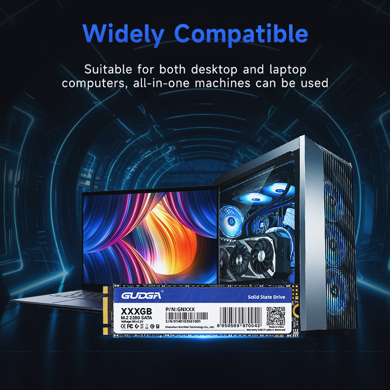 GUDGA M2 2280 SSD M.2 SATA 256gb 128gb 512gb 1TB 120g 240g Internal Drive NGFF 2280mm 2242mm Disco