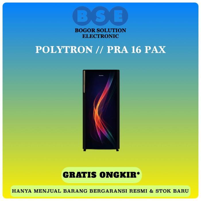 Kulkas 1 Pintu Polytron PRA16PAX 160 liter PRA 16 PAX Polytron PRA16