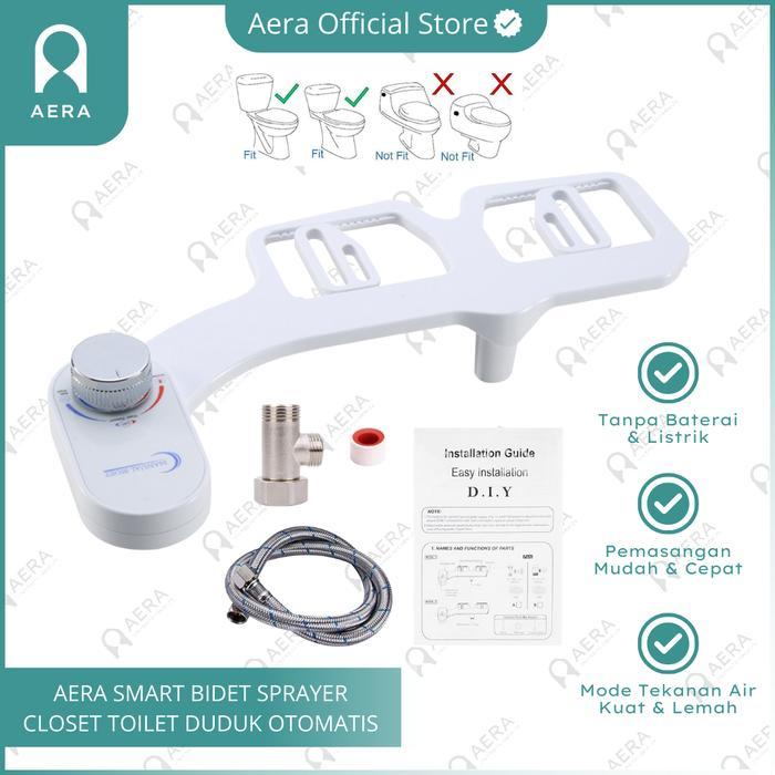 AERA Bidet Shower Sprayer Closet Toilet Duduk Otomatis Bidet Sprayer