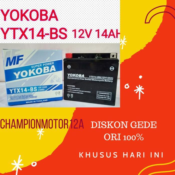 Aki Motor Ytx14Bs Yokoba