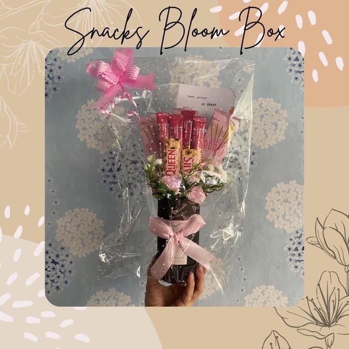 NEW PRODUCT SNACK BLOOM BOX [COKLAT, TABUNG SNACK, COKLAT BOX, SILVERQUEEN]