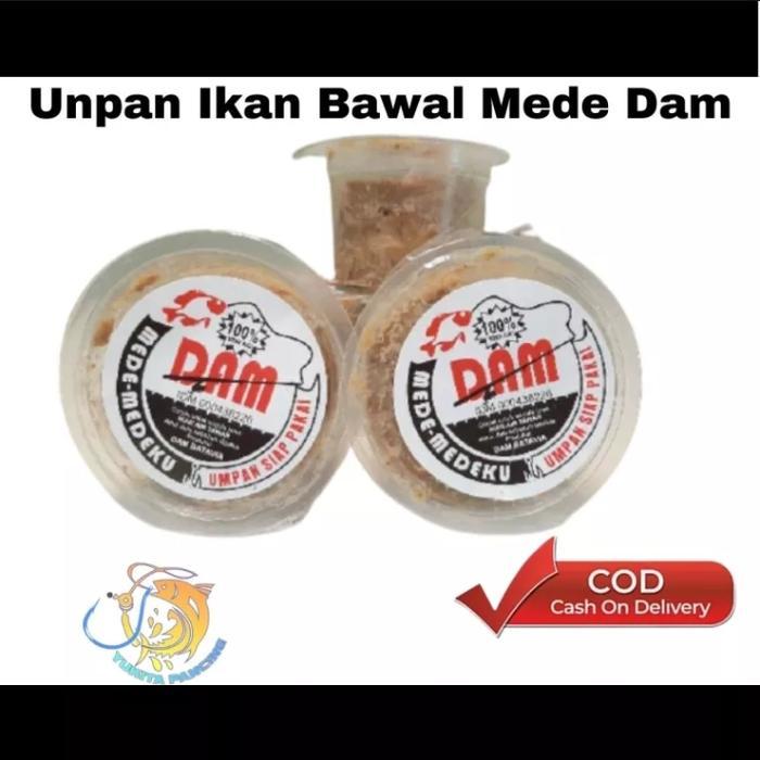 Umpan Pancing Ikan Bawal siap pakai Mede Dam 80Gram