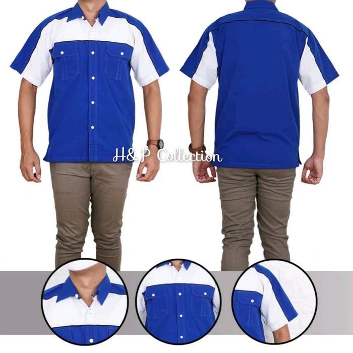 Rc Baju Seragam Kerja Merah Putih , Baju Seragam Biru Putih , Baju Seragam Kuning Putih , Baju