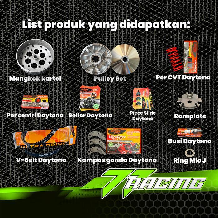 Kirian Cvt Mio Sporty Paket Full Upgrade Motor Mio Sporty Mio J Soul Gt 115 X Ride 115