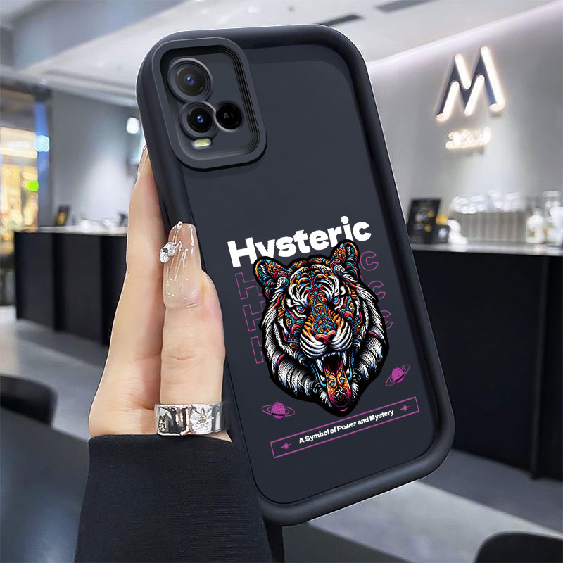 Casing Hp untuk VIVO Y21 Y21s Y21t Y21e Y21a Y21G Y33s Y33t Case Harimau Awan Keberuntungan Kasing s