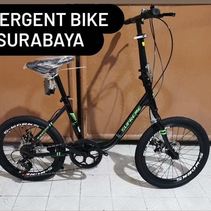 Sepeda 20" Minion Sakoni Supreme 7 Speed Cakram Murah