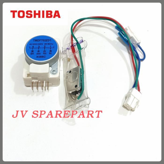Timer Defrost Fuse Kulkas Toshiba 2 Pintu 1 Set