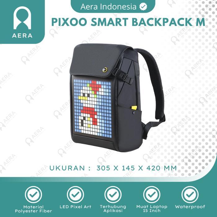 Pixoo Smart Backpack M With Led Pixel - Tas Ransel
