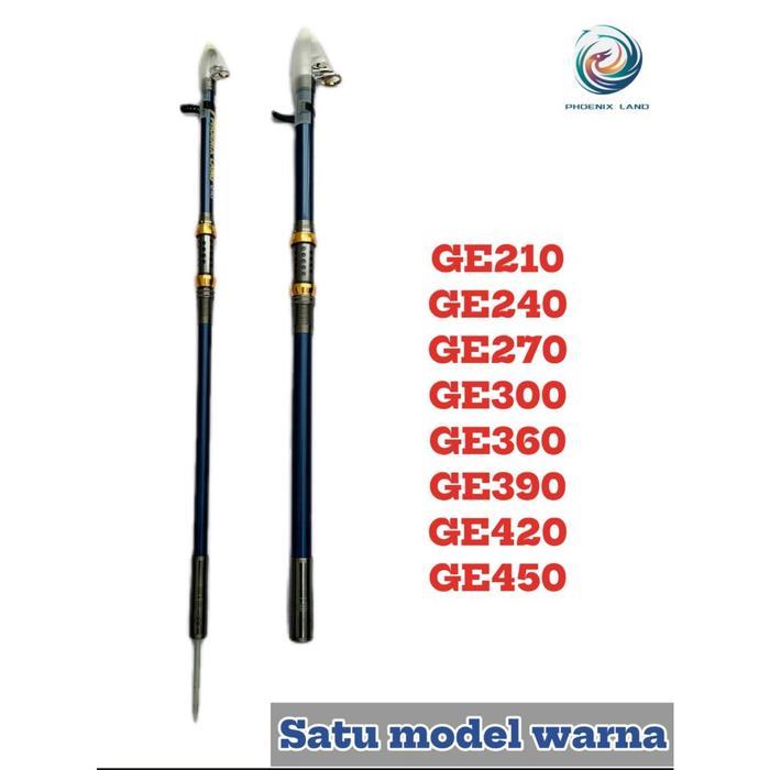 Joran Metal Kwalitas Premium Merek Terkenal Phoenix Land Joran memancing Ikan Besar Pancing Laut