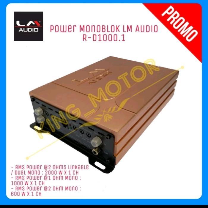 Power Monoblok LM Audio R-D1000.1
