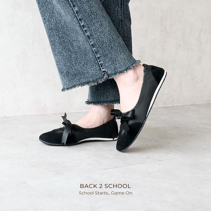 Donatello - Suma Sepatu Ballerina Sneakers Speedcat Slip On Wanita Flat Shoes