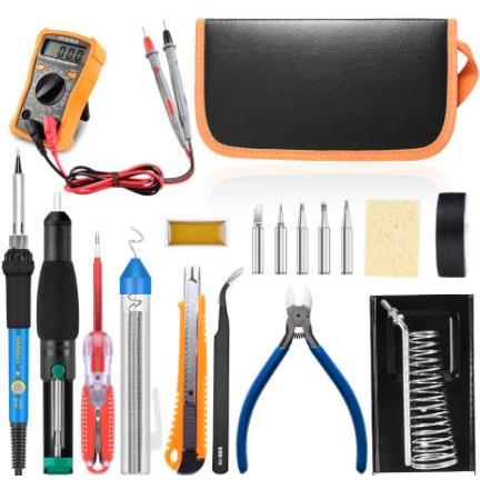 Peralatan Solder Iron Kit Set 60W 110V UK-830LN Alat Soldering Listrik