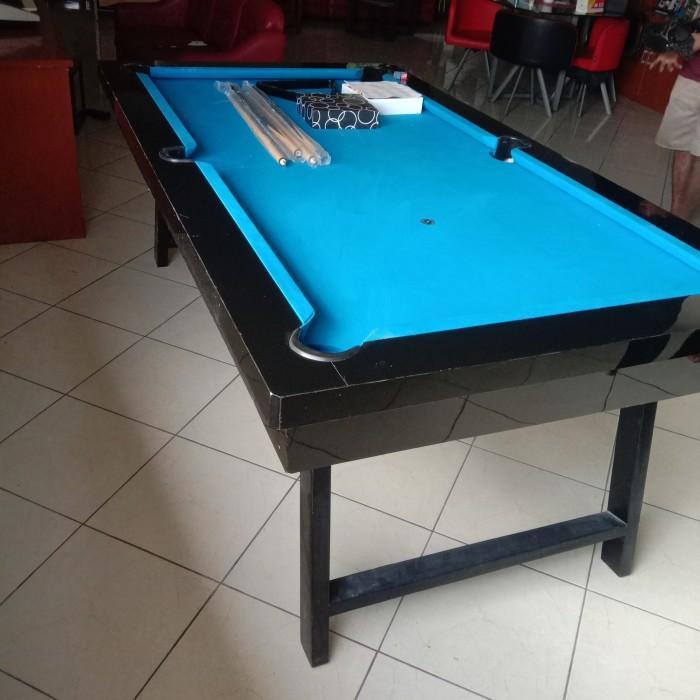 Meja billiard 7 feet kaki lipat