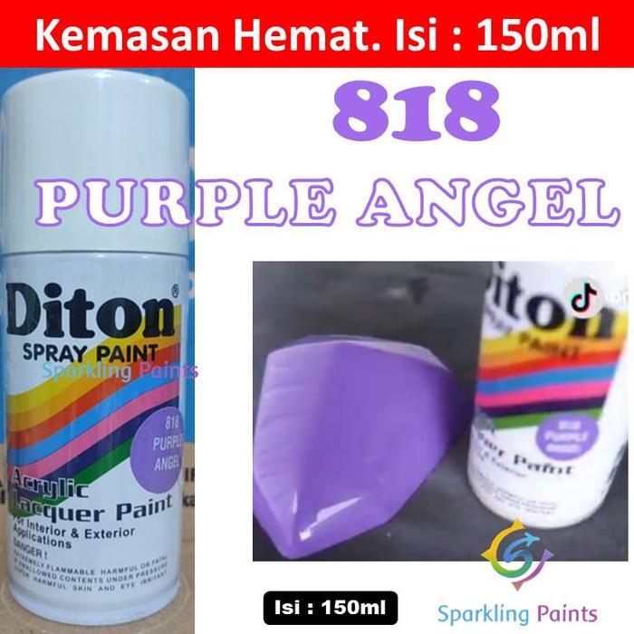 PROMO Pilox Diton Purple Angel 150ml Warna Violet Ungu Muda Kilap Ekonomi Ekonomis Hemat Kaleng