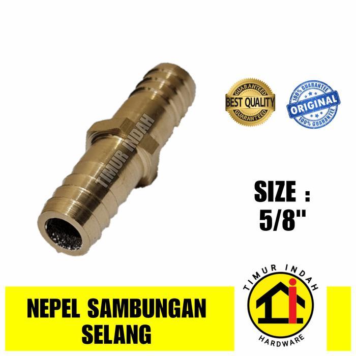 GARDEN" NEPEL SAMBUNG 5/8 / SAMBUNGAN SELANG 5/8 - KUNINGAN
