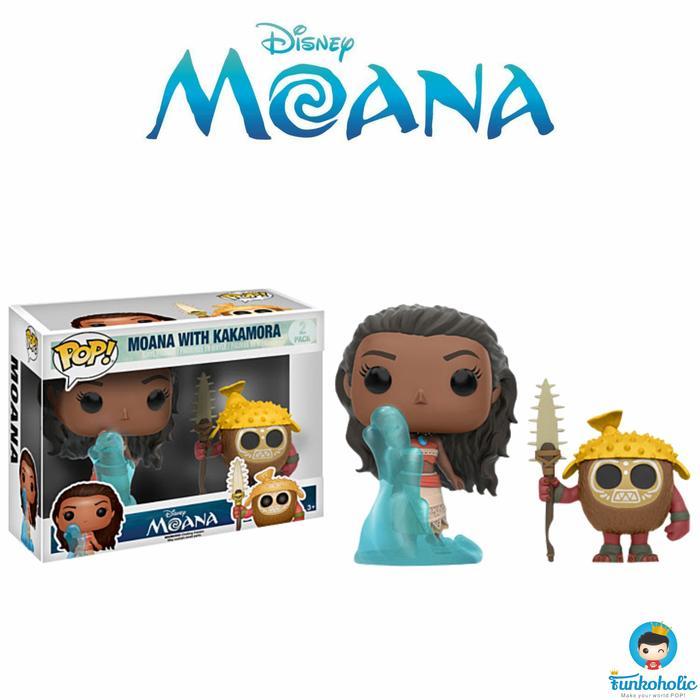 BERGARANSI Funko POP Disney Moana - Moana with Kakamora (2-Pack)