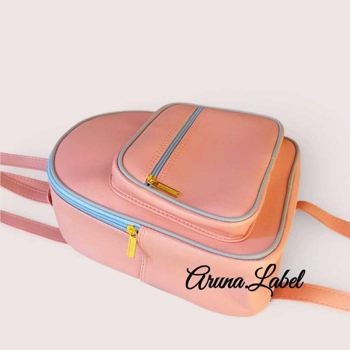 Elizabeth - Tas Ransel Wanita/Tas Ransel Sekolah/Tas Gendong/Tas Ransel Mini /Tas Kulit Sintetis