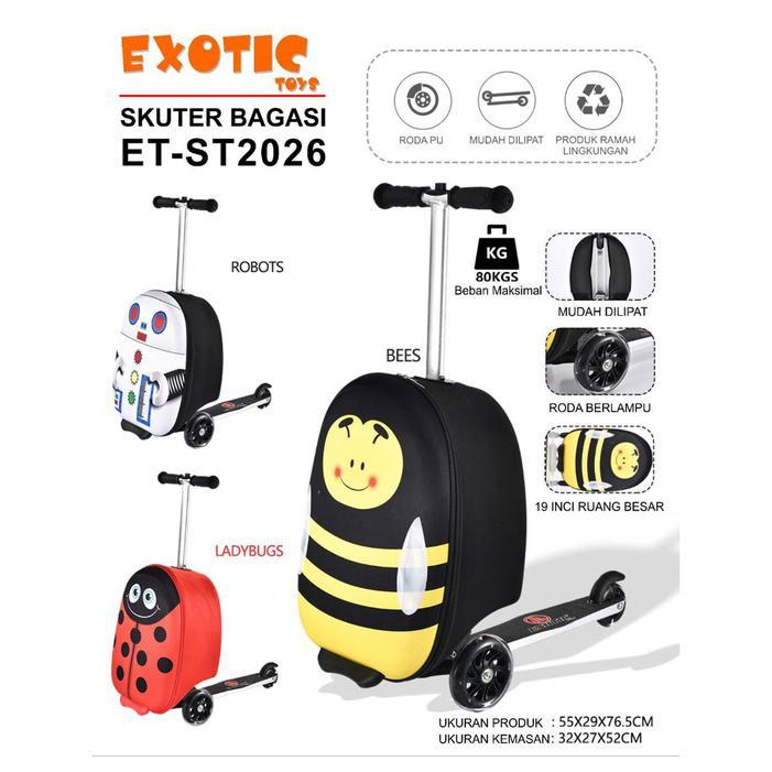 Skuter Anak Exotic Scooter St2026 (Koper) Al Mix