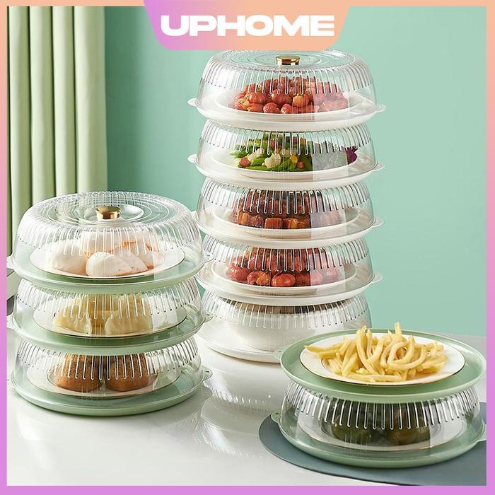 UPHOME TUDUNG SAJI SUSUN PENUTUP MAKANAN TRANSPARAN FOOD GRADE