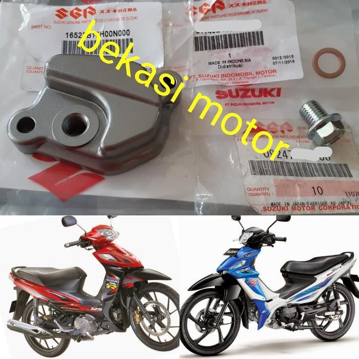 Rumah Dan Baut Tap Oli Dan Ring Suzuki Shogun 125 Fl Rr Sp Axelo Original