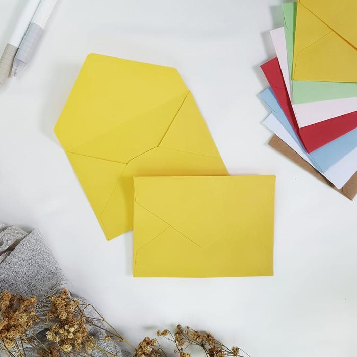 ( isi 10 )Amplop A5 coklat merah hijau pink putih biru Amplop murah nikahan undangan weding biru