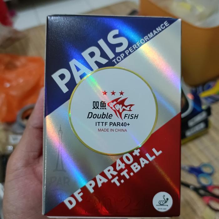 BOLA TENIS MEJA DOUBLEFISH PARIS ORIGINAL