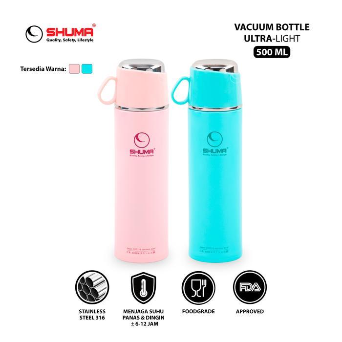 Termos Stainless Steel 316 Ultra Light 500 Ml Shuma #Gratisongkir