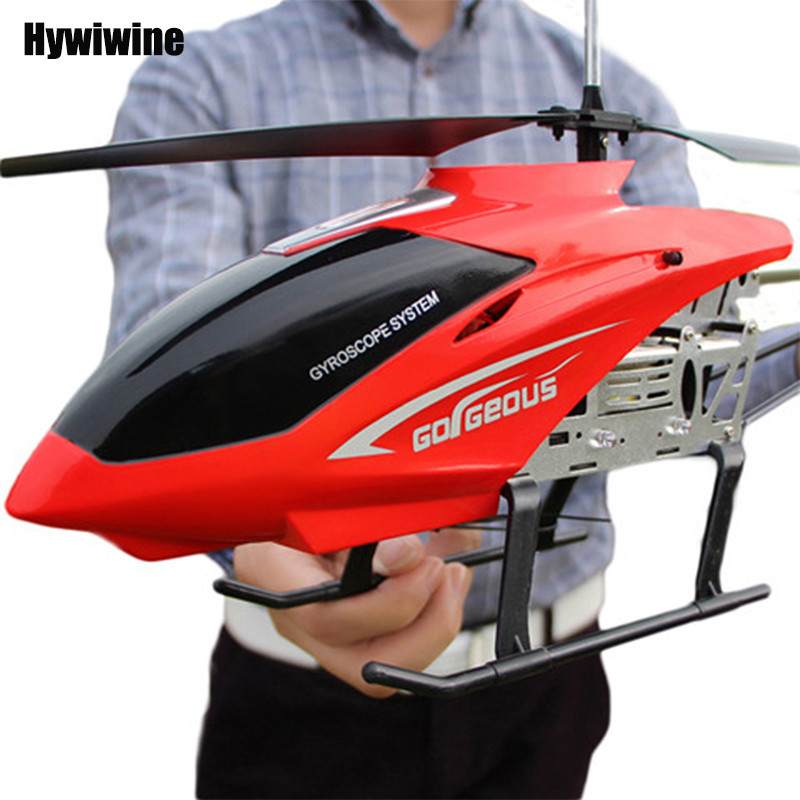 Rc Helicopter With Remote Control Extra Durable Big Plane Toy For Kids Drone Model Outdoor 3.5CH