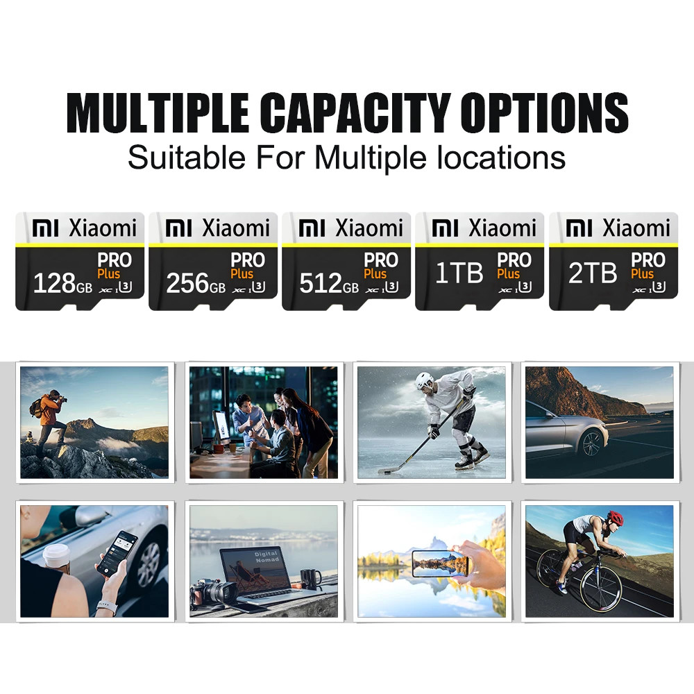 Xiaomi High Speed SD Card 128GB Micro TF Memory Card 2TB Memoria SD 512GB 1TB Games Video Card For