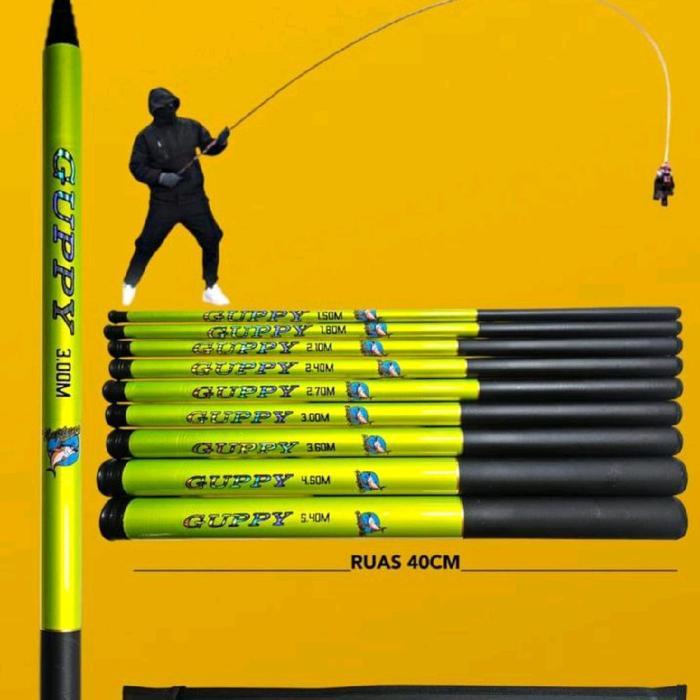 Joran Tegek Guppy Neptuna Ruas Pendek Promo