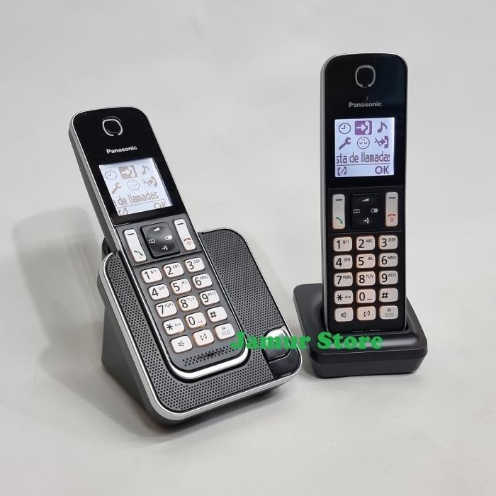 Telepon Wireless Panasonic Kx-Tgd312 / Intercom Handset To Handset Black