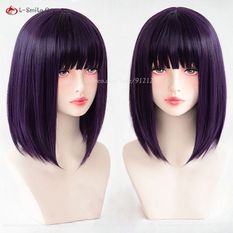 Anime Marin Kitagawa Kuroe Shizuku Cosplay Wig Women Wig Dark Purple Heat Resistant Synthetic Hair