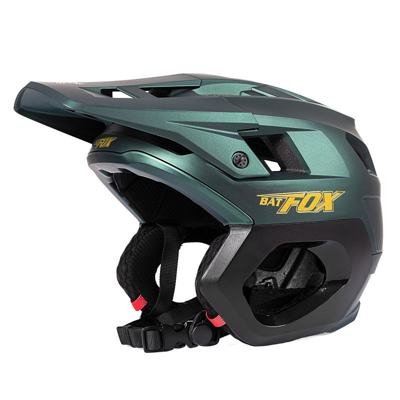 BATFOX Half Helmet Bike Mountain Bike Race Integrated Ear Protection Off Road Skateboard Helmet BMX 