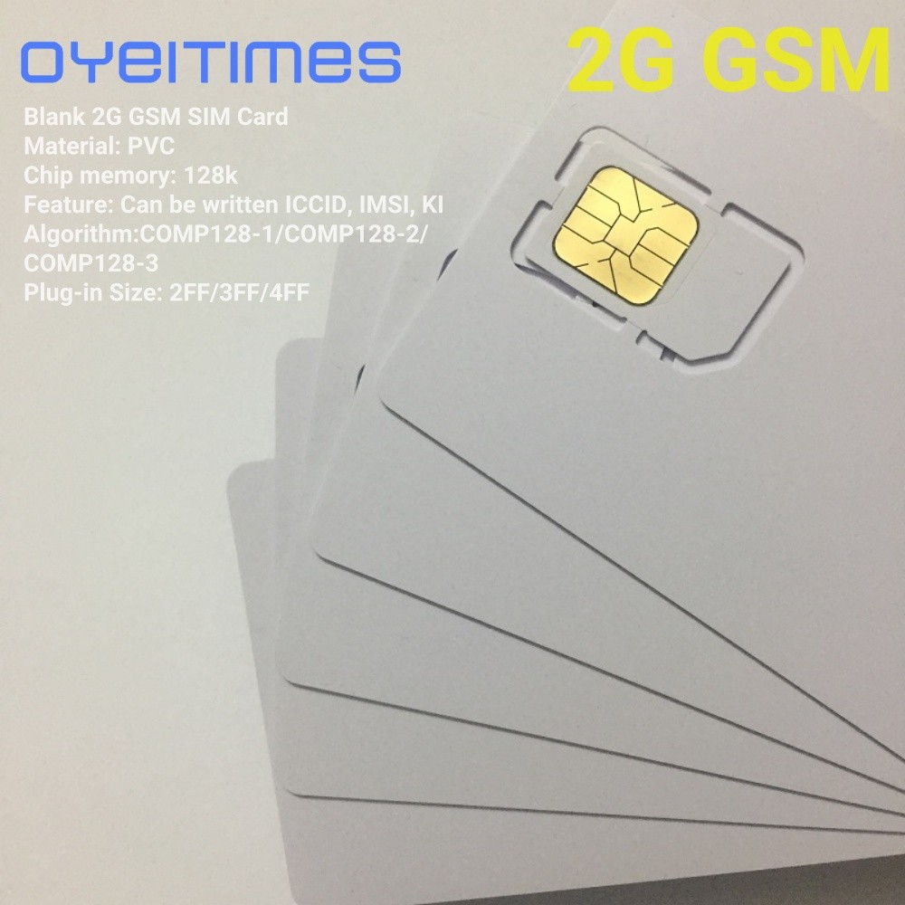 Oyeitimes 2G Gsm Sim Card Blank 2G Sim Card Programmable Gsm Sim Card Iccid Imsi Pin Puk Adm Ki