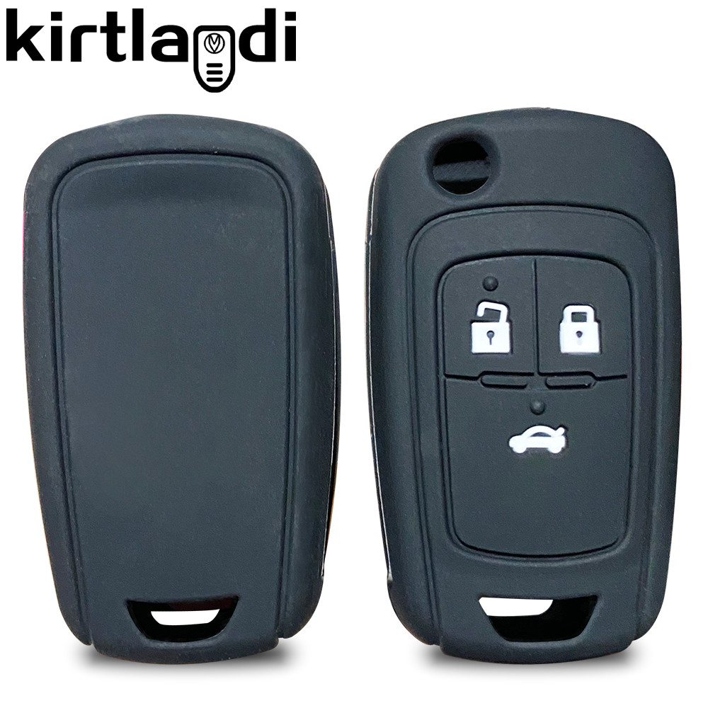 Silicone Key Case Cover for Chevrolet Cruze Trax Monza Aveo Rawon P4 S10 Axis Car Key Cover Case