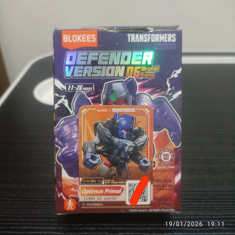 Blokis Defender Version 06 Optimus Primal Secret (Special Galaxy Type)