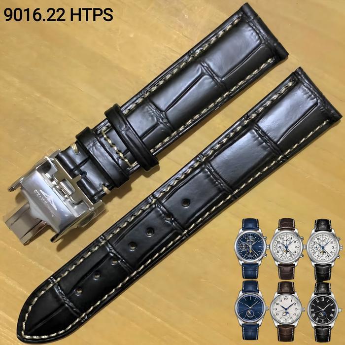 Strap Leather For Longines With Buckle 22 MM Tali Jam Longines 9016.22