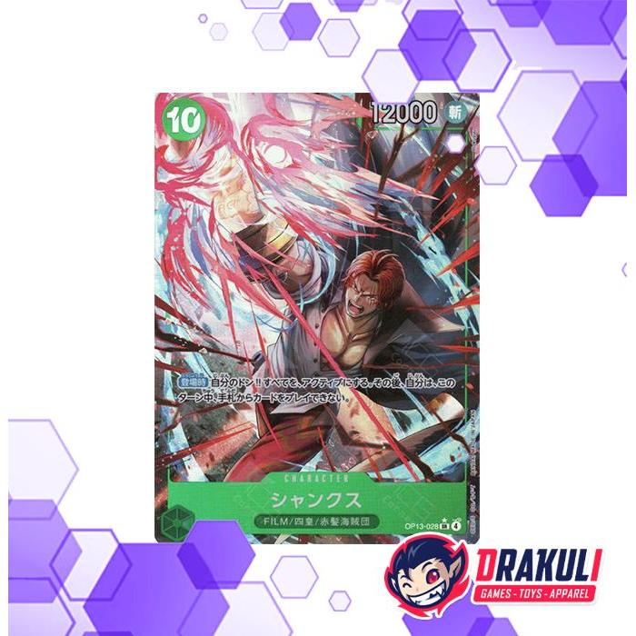 One Piece Card Game - Shanks (Parallel) Op13-028 P-Sr