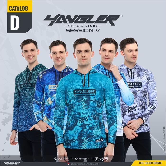 TERMURAH Jersey Mancing CUSTOM D 4ANGLER Full Print Premium Dryfit READY STOCK