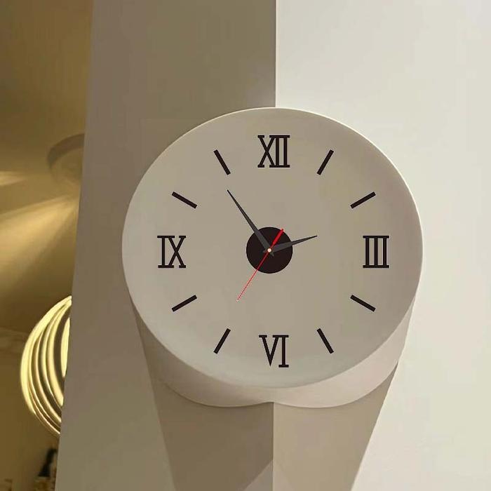 "New" QPT Mall Jam Dinding 3D Stiker Jam Dinding Digital 3D Tanpa Bingkai DIY Untuk Dekorasi Rumah