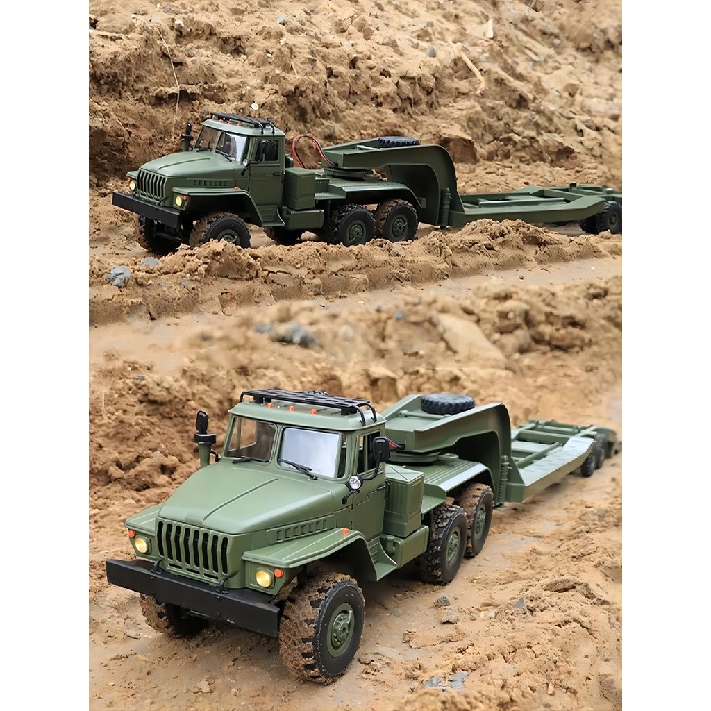 RC Truck B36-3 WPL Full Scale Military Transport Vehicle Model 1/16 RC CAR long Crawler Monster WPL