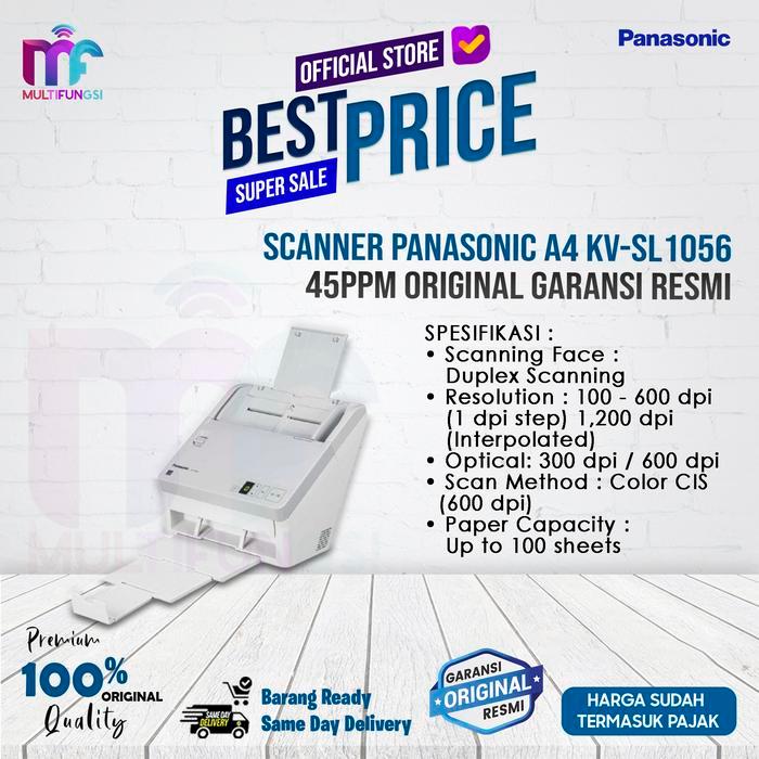 Scanner Panasonic A4 KV-SL1056 45ppm Original Garansi Resmi