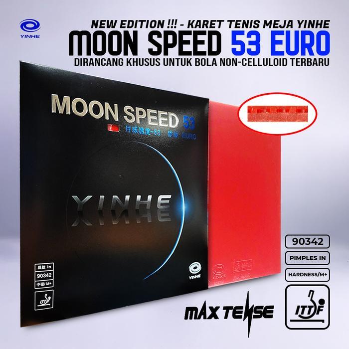 READY Karet Bat Tenis Meja Pingpong Yinhe Moon Speed 53 Euro Limited Edition