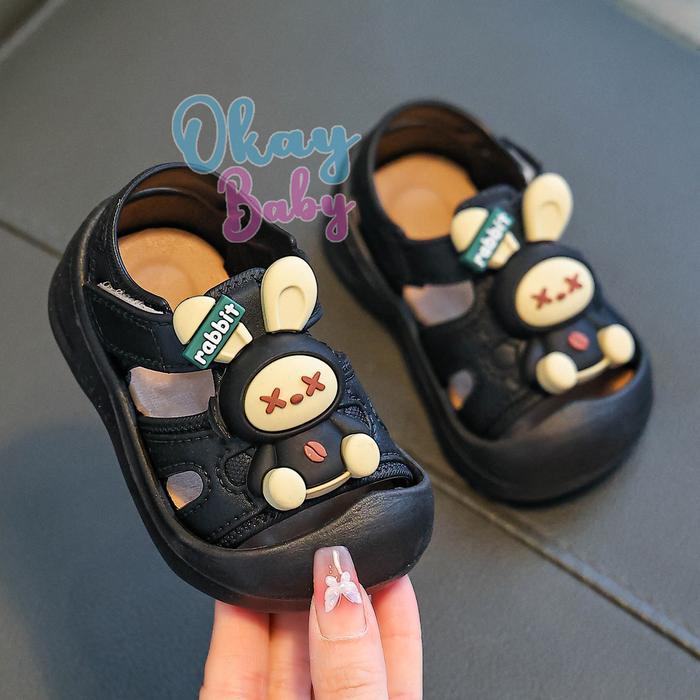 Bata Tomkins - B443 Sepatu Sandal Anak Bayi Laki-Laki Perempuan Lucu Bahan Karet Anti Slip Anti