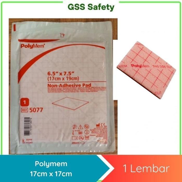 POLYMEM NON ADHESIVE PAD 17CM X 19CM PLESTER LUKA ANTI RADANG POLYMEM #5077